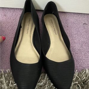 Christian Siriano Black Flats